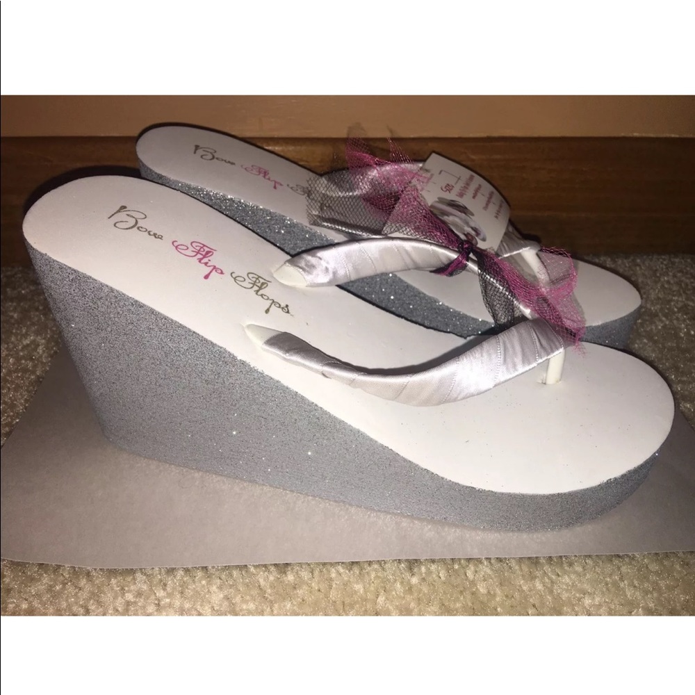 NWT Etsy handmade flip-flops sz 7